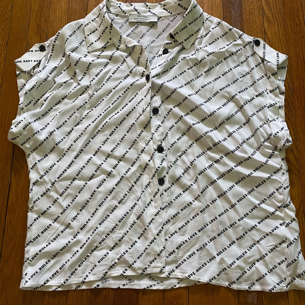 bershka women's button up